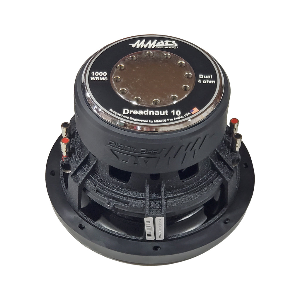 MMATS Dreadnaut 10 subwoofer rear view