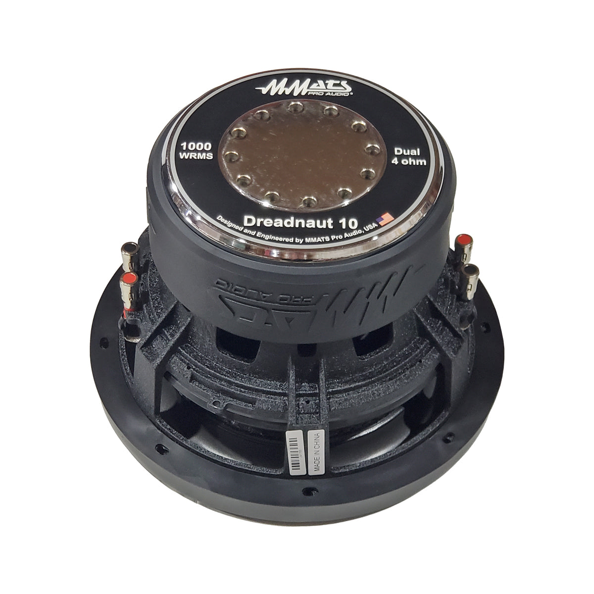 MMATS Dreadnaut 10 subwoofer rear view