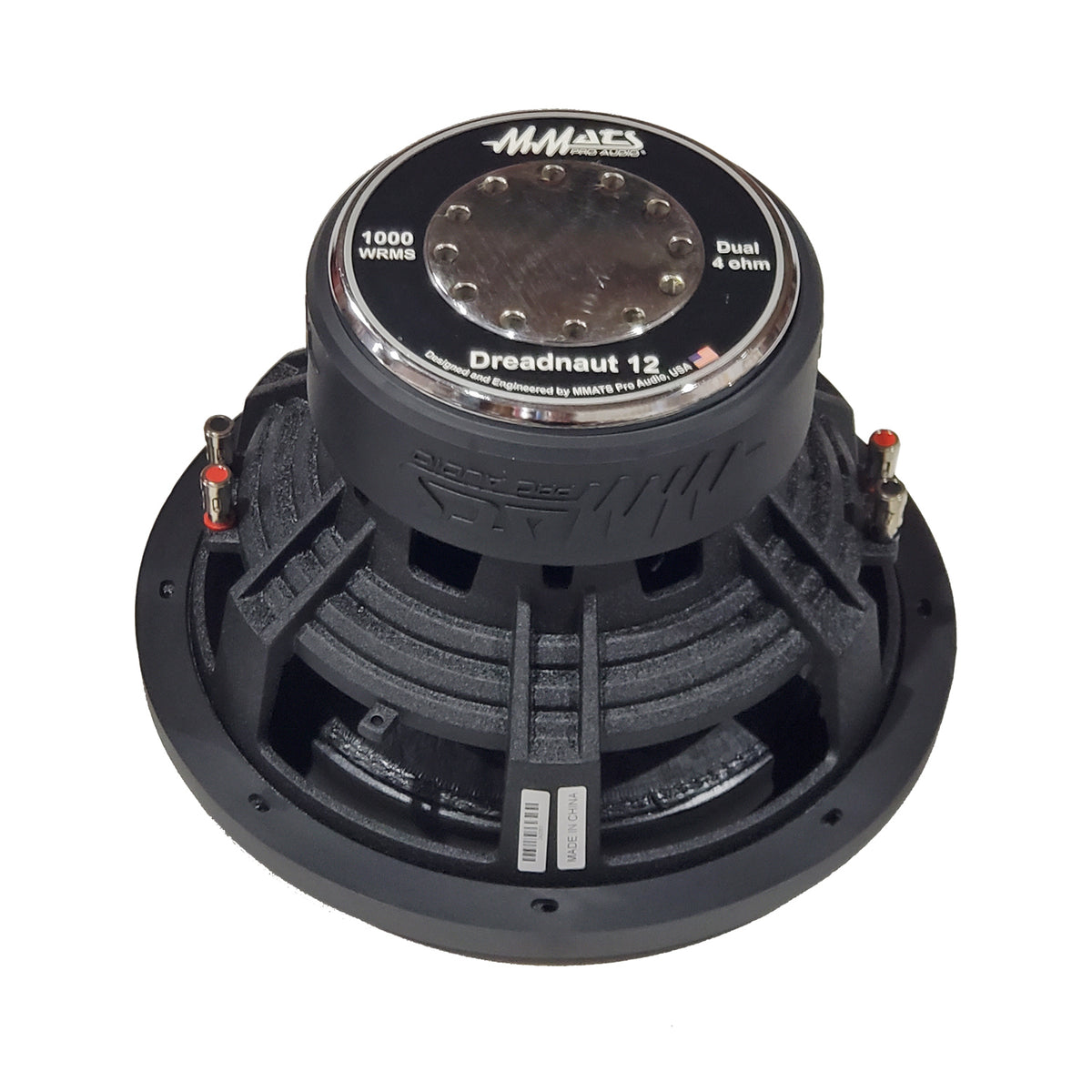MMATS Dreadnaut 12 subwoofer rear view