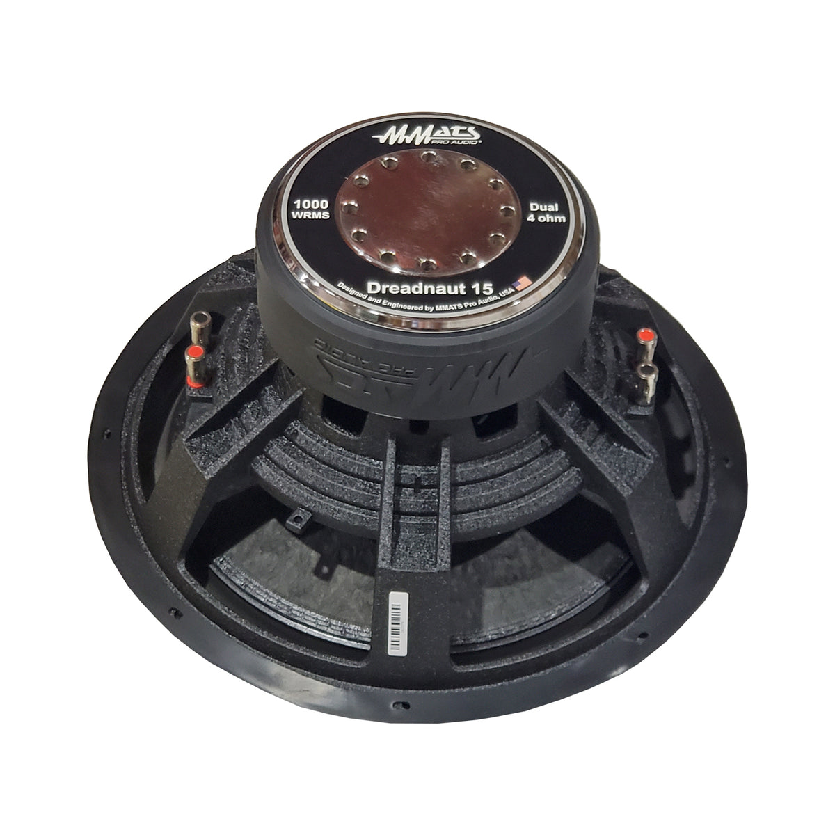 MMATS Dreadnaut 15 subwoofer rear view