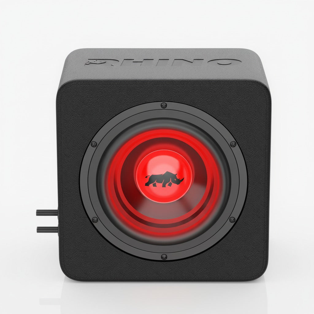 LED 8 inch golf cart subwoofer included in the bundle