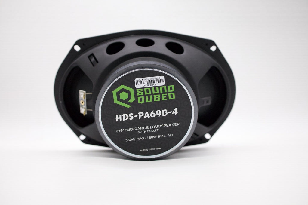 SoundQubed HDS Series 6x9" Mid-Range Loudspeaker with Bullet