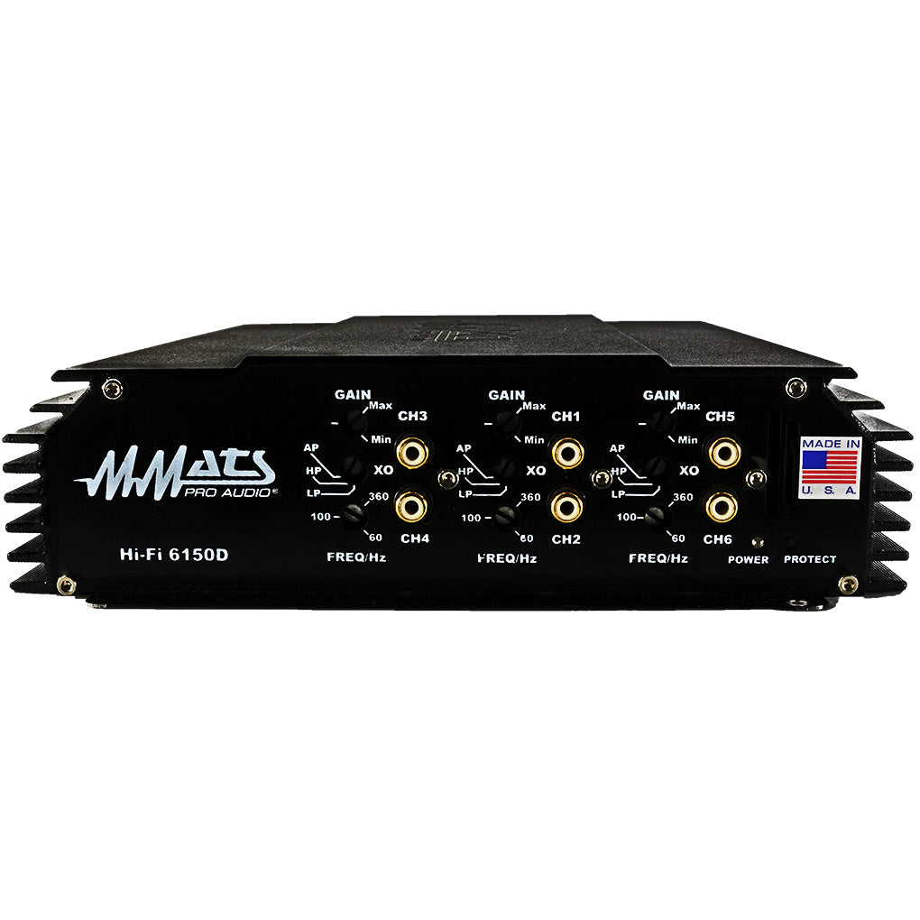 MMATS HiFi-6150D amplifier end cap