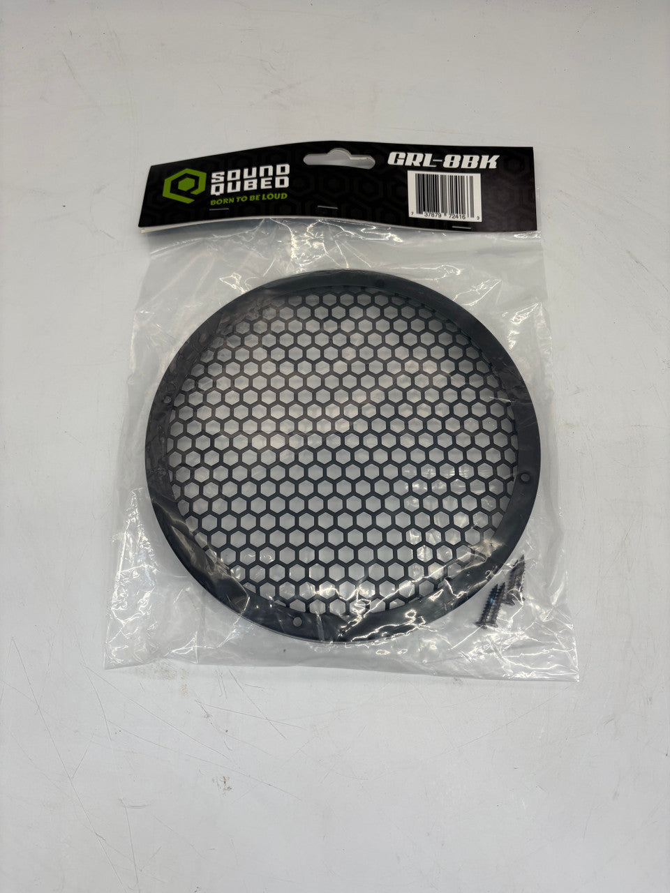 SoundQubed GRL-8BK 8" Q-Shape Speaker Grille (Black)