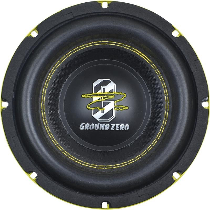 Ground Zero - GZRW 8XSPL - 8″ high quality SPL subwoofer with reinforced paper cone