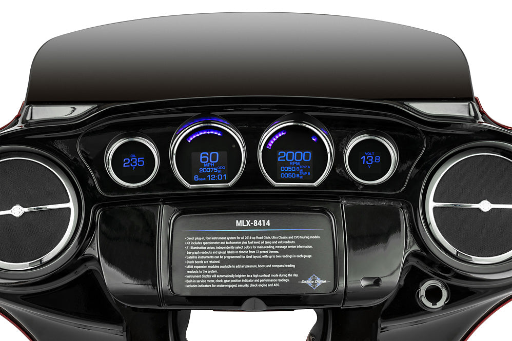 DAKOTA DIGITAL GAUGE SET FOR HARLEY-DAVIDSON® TOURING | 2014-2023