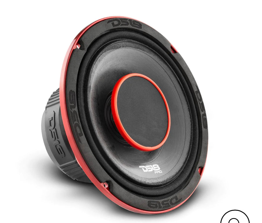 DS18 PRO-HY6.4B 6.5" Water Resistant Mid-Range Loudspeaker with Built-in Driver 450 Watts 4-Ohm