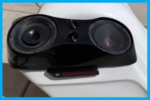 DIRTYBIRD CONCEPTS - Harley Double Double 8″ Speaker Lids 2014 To 2022