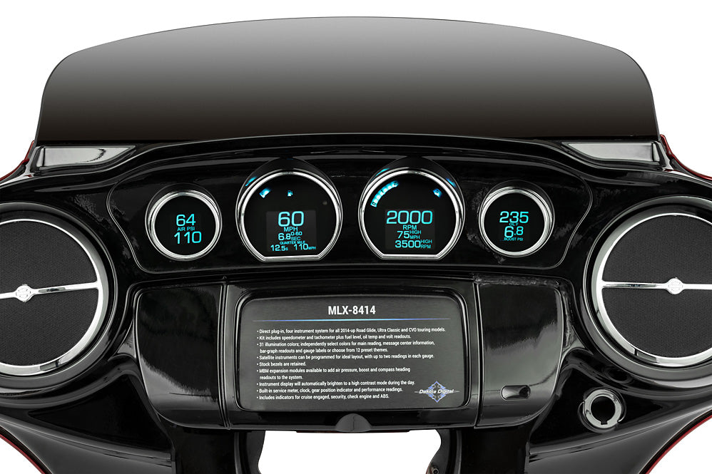DAKOTA DIGITAL GAUGE SET FOR HARLEY-DAVIDSON® TOURING | 2014-2023