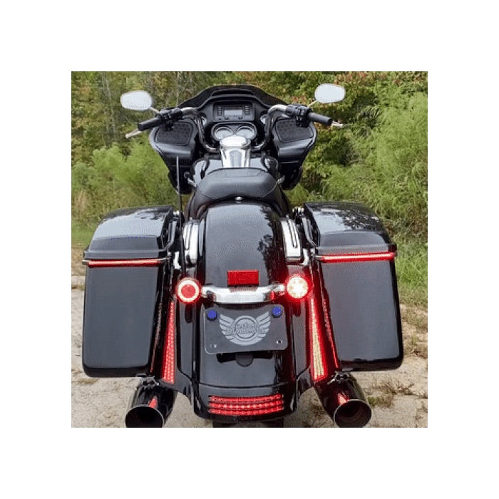 Custom Dynamics - BAG LIGHTS - SEQUENTIAL LOW PROFILE BAGZ™ SADDLE BAG LIGHTS FOR 10-13 H-D™ STREET GLIDE & ROAD GLIDE CUSTOM