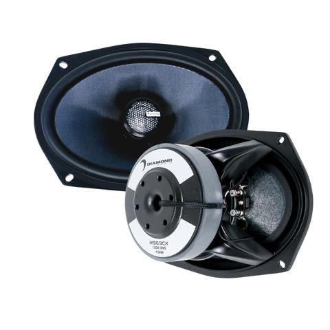 Diamond Audio MS69CX 6x9" Motorsport 2-Way Coax-Sub Speakers w/ Titanium Dome Tweeter (Pair)