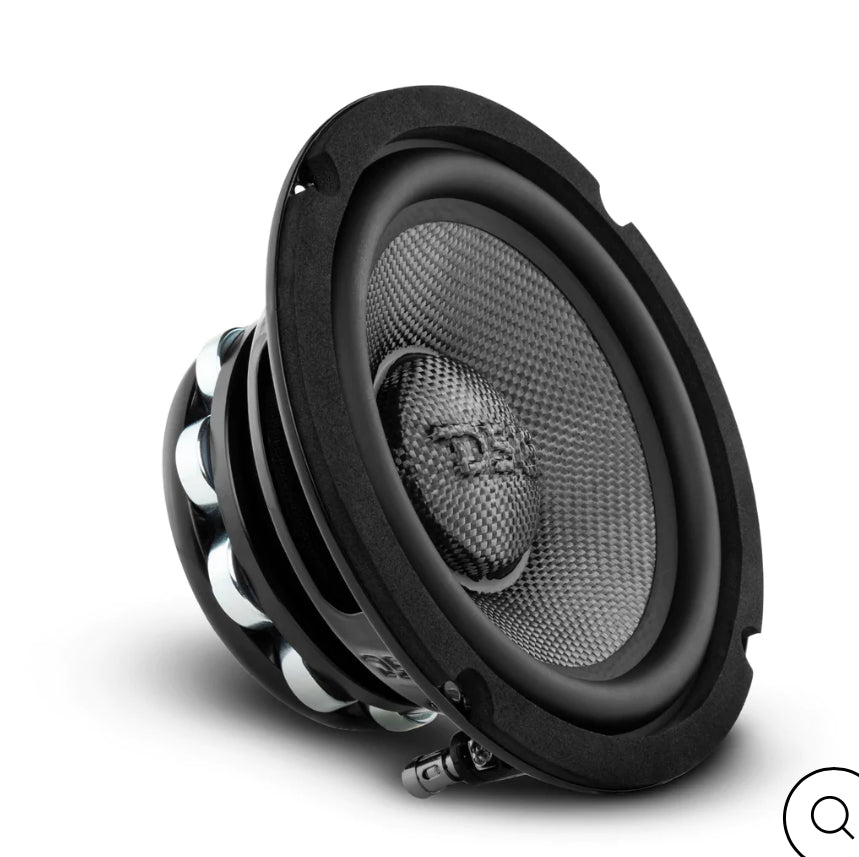 DS18 - PRO AUDIO - PRO-CF6.4NR 6.5" Mid-Bass Loudspeaker With Water Resistant Carbon Fiber Cone And Neodymium Rings Magnet 500 Watts 4-Ohms