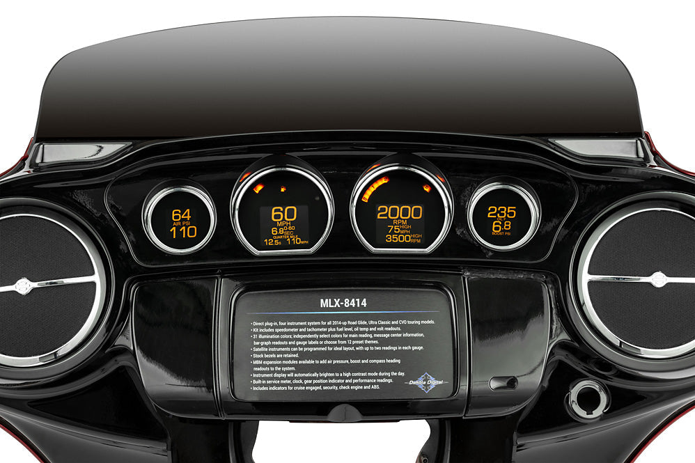 DAKOTA DIGITAL GAUGE SET FOR HARLEY-DAVIDSON® TOURING | 2014-2023
