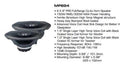 Diamond Audio MP694 6x9" PRO Full-Range Co-Ax Horn Speakers (Pair)