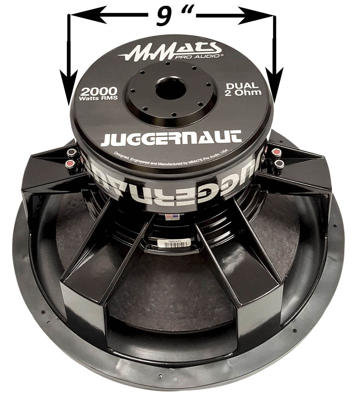MMATS Juggernaut 15 subwoofer detail
