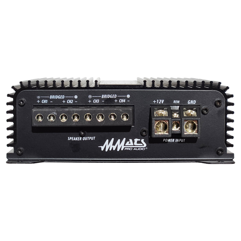 MMATS LSX900x4 amplifier connections