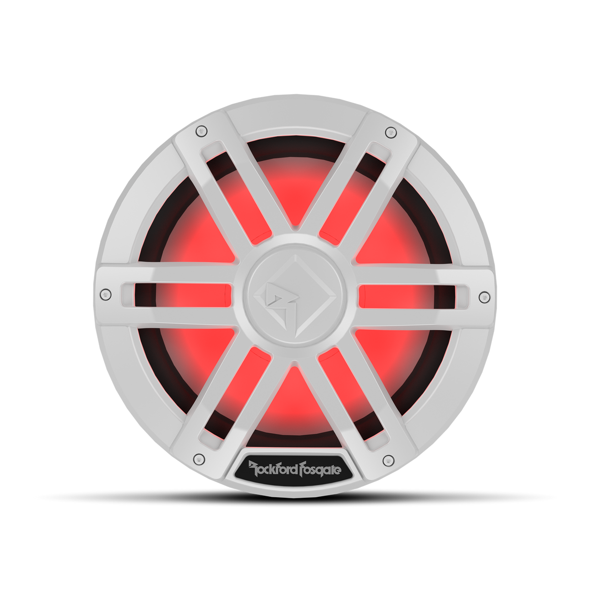 Rockford Fosgate M1D2-12 white marine subwoofer