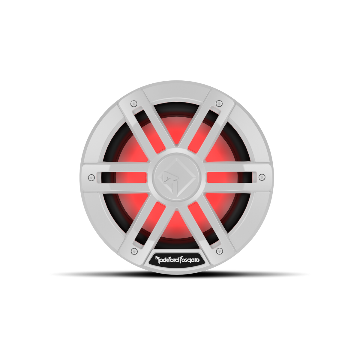 Rockford Fosgate M1D2-8 white marine subwoofer