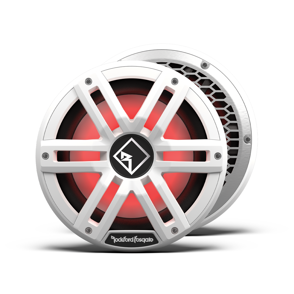 Rockford Fosgate M2D2-10S-G2 white sealed marine subwoofer