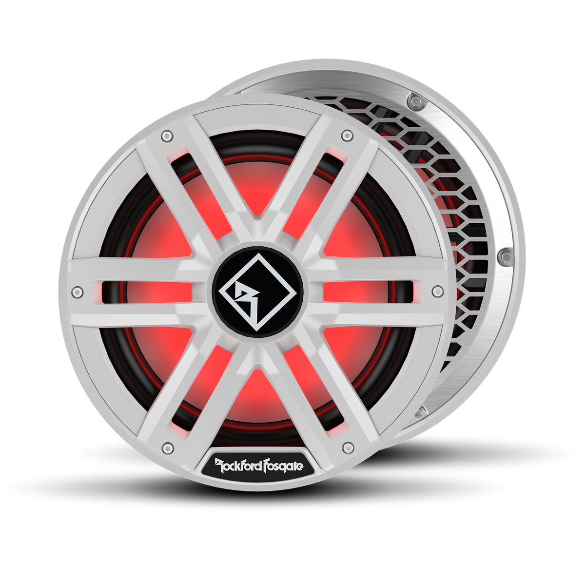 Rockford Fosgate M2D2-12I white marine subwoofer