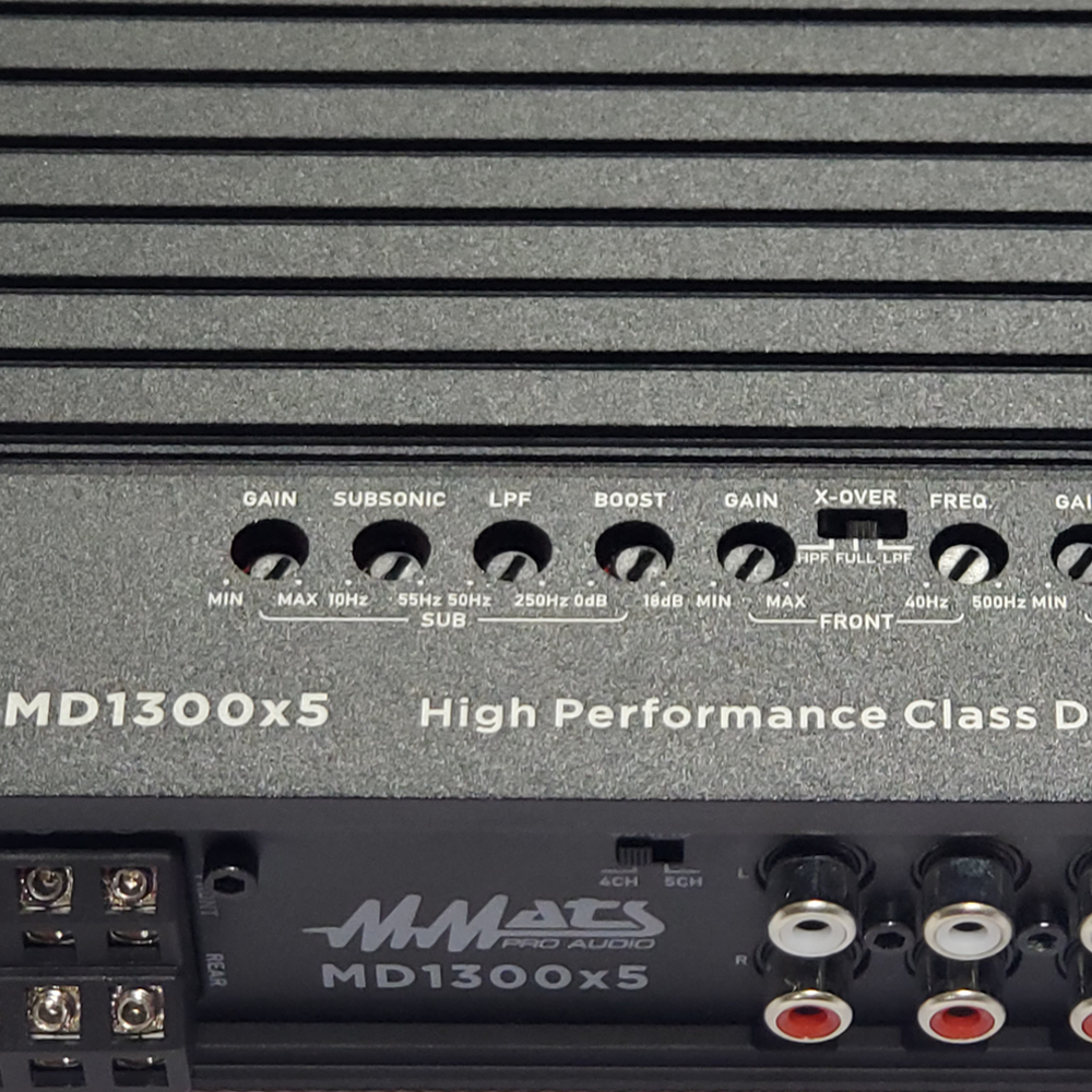 MMATS MD1300x5 amplifier detail