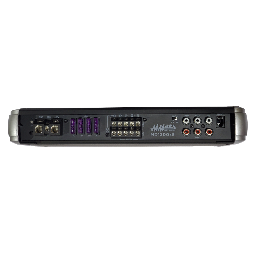 MMATS MD1300x5 amplifier top view