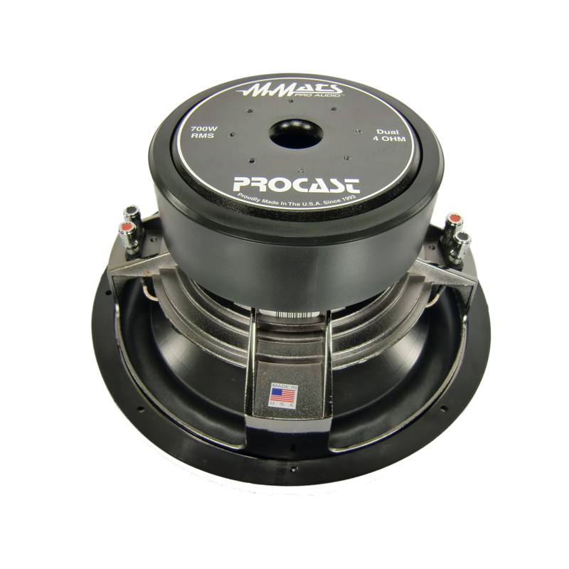 MMATS ProCast 10 subwoofer top view