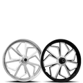 RAPTOR custom motorcycle wheel by Sinister Wheels