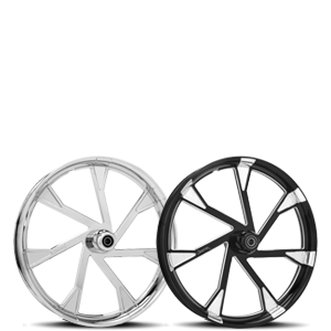 RUNNER custom motorcycle wheel by Sinister Wheels