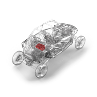 
              RZR rear subwoofer components
            