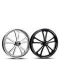 SAGE custom motorcycle wheel by Sinister Wheels