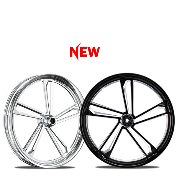 SAVAGE custom motorcycle wheel by Sinister Wheels
