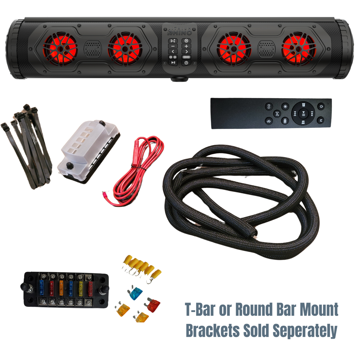 GX500 soundbar kit contents