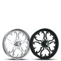 THUNDER custom motorcycle wheel by Sinister Wheels