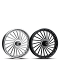 TWISTER DADDY custom motorcycle wheel by Sinister Wheels