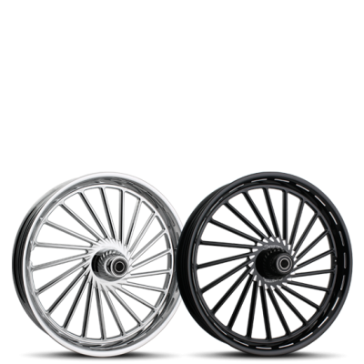 TWISTER DADDY custom motorcycle wheel by Sinister Wheels