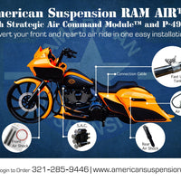 American Suspension - AUTO-UP Center Stand - Ram Air - Fast UP SuperTanker Suspension Bundle