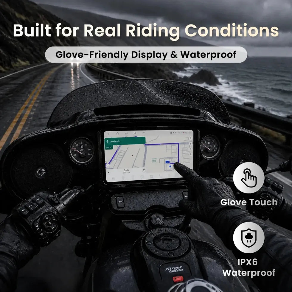 Vinland Rebel RBHT14 glove-friendly IPX6 waterproof display