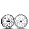 WICKED custom motorcycle wheel by Sinister Wheels
