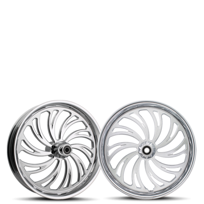 WICKED custom motorcycle wheel by Sinister Wheels
