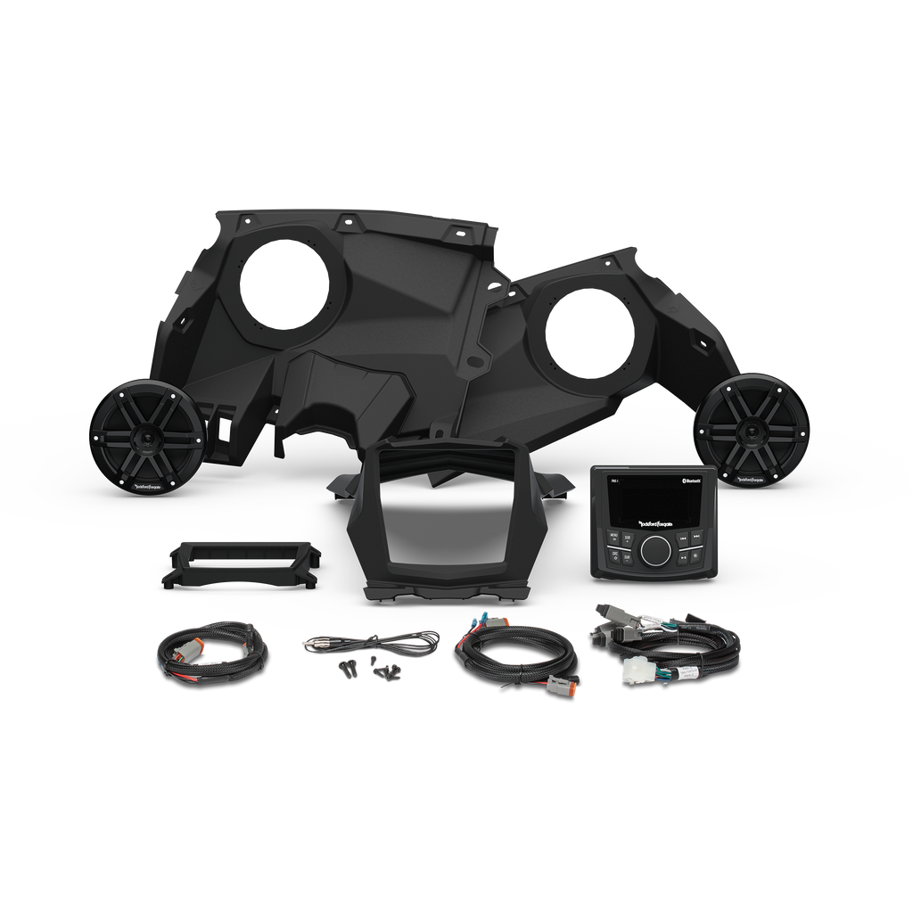 Can-Am X3 Stage 1 Audio System components